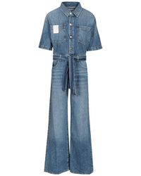 ICON DENIM - Duna Wide Leg Jumpsuit - Lyst