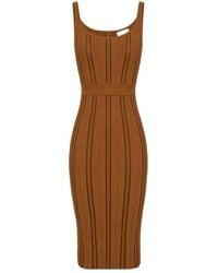 Elisabetta Franchi - Origami Knitted Dress - Lyst