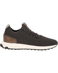 Tod's - Technical Fabric Sneakers With Leather Inserts - Lyst