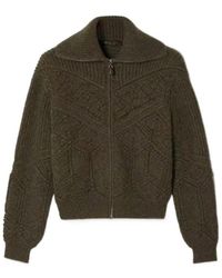 Loro Piana - Zipper Long-Sleeved Sweater - Lyst