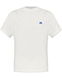 Jil Sander - Embroidered Logo T-Shirt - Lyst