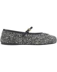 Prada - Round-Toed Ballet Shoes - Lyst