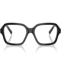 Miu Miu - Eyewear Square Frame Glasses - Lyst