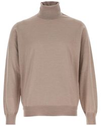 Brunello Cucinelli - Turtleneck Knitted Jumper - Lyst