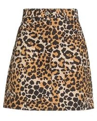 Weekend by Maxmara - Leopard Print A-Line Dress - Lyst