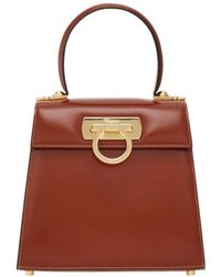 Ferragamo - Iconic Top Handle (S) - Lyst