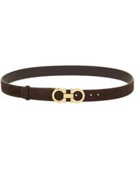 Ferragamo - Adjustable Gancini Belt - Lyst