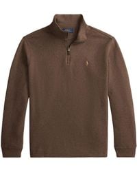 Polo Ralph Lauren - Estate Fleece Quarter Zip Sweater - Lyst