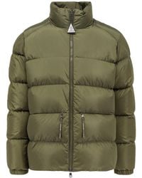 Moncler - Logo Patch Zip-Up Puffer Jacket - Lyst