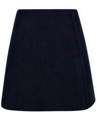 P.A.R.O.S.H. - P.A.R.O..H. Zipped Mini Skirt - Lyst