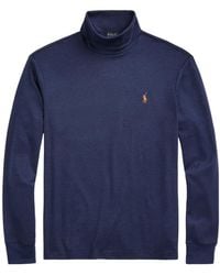 Polo Ralph Lauren - Logo-Embroidered Roll-Neck Jumper - Lyst