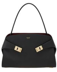Ferragamo - Ferragamo Hug Zipped Small Shoulder Bag - Lyst