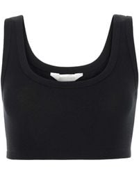 Palm Angels - Sleeveless Cropped Top - Lyst