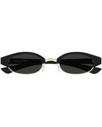 McQueen - Eyewear Oval Frame Sunglasses - Lyst