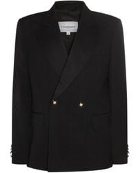 CASABLANCA - Double-Breasted Tuxedo Blazer - Lyst