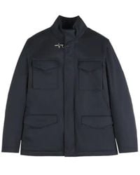 Fay - Hook-Fastening Field Jacket - Lyst