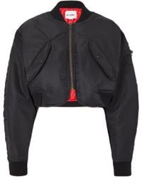 RE/DONE - Cropped Bomber Jacket - Lyst