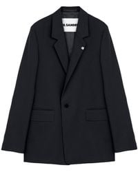 Jil Sander - Single-Breasted Tailored Blazer - Lyst