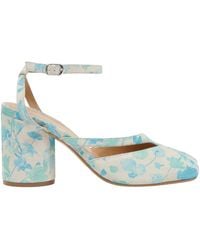 Maison Margiela - Floral Printed Tabi Toe Heeled Shoes - Lyst