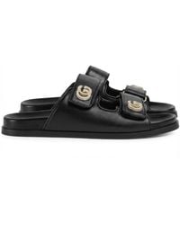 Gucci - Double G Sandals - Lyst