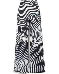 Mary Katrantzou - Zebra-Print Stretch-Jersey Wide-Leg Pants - Lyst