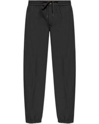 Versace Jeans Couture - Couture Logo Plaque Drawstring Pants - Lyst