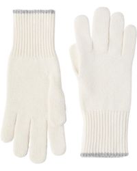 Brunello Cucinelli - Knit Gloves - Lyst