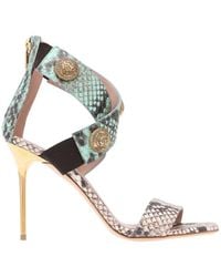Balmain - Open-Toed High-Heeled Sandals - Lyst