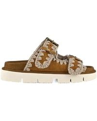 Mou - Suede Sandals - Lyst