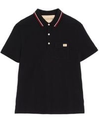 Valentino - Logo Plaque Short-Sleeved Polo Shirt - Lyst