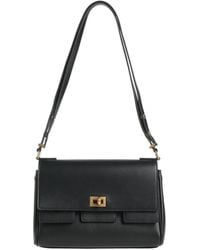 Balenciaga - Medium-Sized Solid-Color Leather Shoulder Bag - Lyst