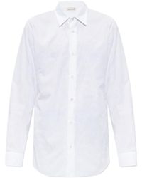 McQueen - Collared Button-Up Shirt - Lyst
