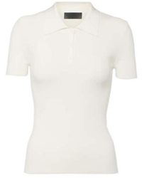 Nili Lotan - Short-Sleeved Polo Shirt - Lyst