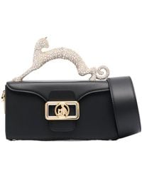 Lanvin - Embellished Pencil Cat Mini Top Handle Bag - Lyst