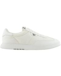 Emporio Armani - Round-Toe Low-Top Casual Shoes - Lyst