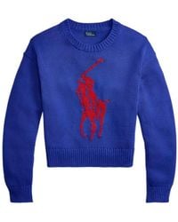 Polo Ralph Lauren - Big Pony Crewneck Jumper - Lyst