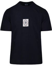 C.P. Company - Logo Patch Crewneck T-Shirt - Lyst