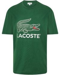 Lacoste - Cotton Shortsleeve Tshirt - Lyst
