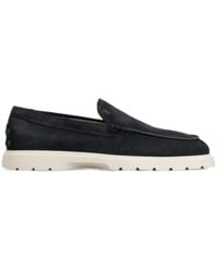 Tod's - Round Toe Slip-On Loafers - Lyst