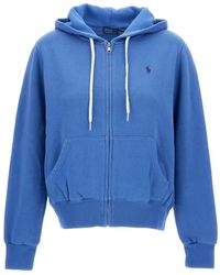 Polo Ralph Lauren - Zip-Up Drawstring Hoodie - Lyst
