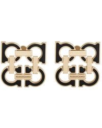 Ferragamo - Four Gancini Clip On Earrings - Lyst
