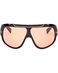 Tom Ford - Eyewear Photochormatic Rellen Shield Frame Sunglasses - Lyst