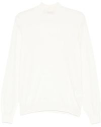 Tagliatore - High-Neck Long-Sleeve Sweater - Lyst
