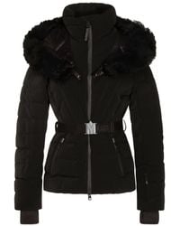 Mackage - Fur-Trim Belted-Waist Coat - Lyst