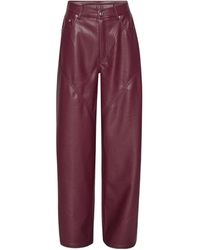 ROTATE BIRGER CHRISTENSEN - Five-Pockets Panelled Straight Trousers - Lyst