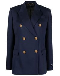 Versace - Medusa Head-Buttons Tailored Blazer - Lyst