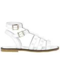 Twinset - Stud-Embellished Leather Sandals - Lyst