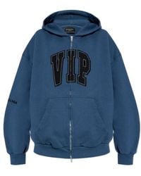 Balenciaga - Vip Distressed Full Zip Hoodie - Lyst
