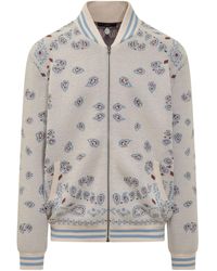 Alanui - Bomber Piquet Bandana - Lyst
