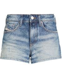 DIESEL - Denim Shorts Cotton - Lyst